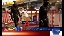 SSU Skating Force comprising commandos and lady commandos has been deployed in surroundings of National Stadium to guide spectators and respond rapidly in case of any untoward incident.