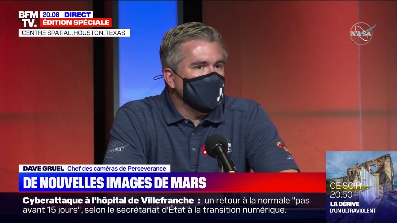 Chef des caméras de Perseverance: "Notre système vidéo a réussi à filmer de sublimes images du véhicule et de son atterrissage sur Mars"
