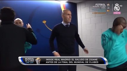 بالفيديو.. شاهد كيف شجع زيدان نجوم الريال قبل نهائي مونديال الأندية