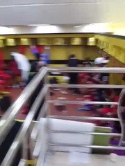 بالفيديو.. فرحة كبيرة لمارادونا في غرفة تبديل الملابس بعد تأهل الفجيرة