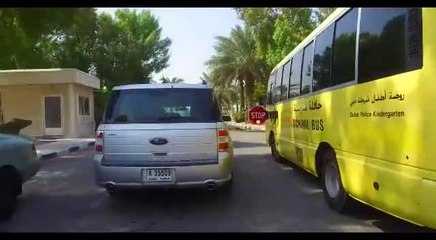 بالفيديو.. "الخفاش" أحدث رادار لشرطة دبي مثبت في الحافلات المدرسية