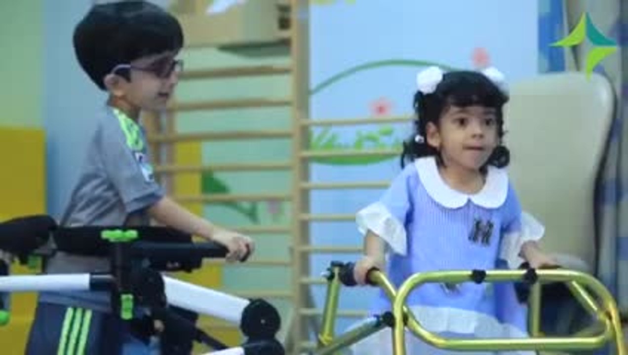 بالفيديو...رسالة أطفال مركز دبي للعلاج الطبي والتأهيل الطبيعي لسمو الشيخ حمدان بن محمد