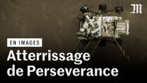 L’atterrissage de Perseverance sur Mars en vidéo