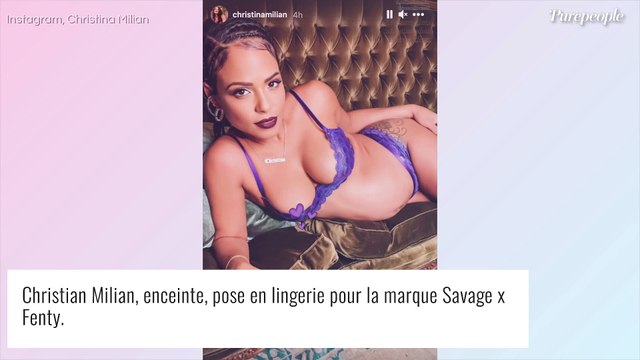 Christina Milian : L'épouse de M. Pokora, enceinte et sexy en lingerie malgré quelques critiques