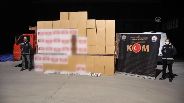KAHRAMANMARAŞ - 2 milyon makaron ele geçirildi