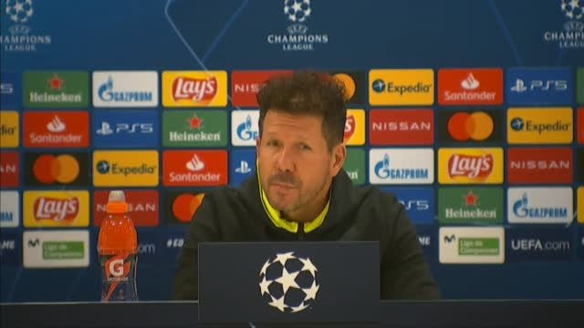 Simeone: Nos vamos a dejar de pensar en el partido de mañana
