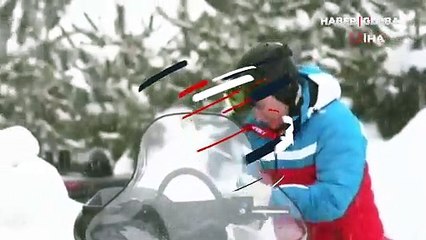 Rusya Devlet Başkanı Putin ve Belarus Devlet Başkanı Lukaşenko'nun kayak keyfi