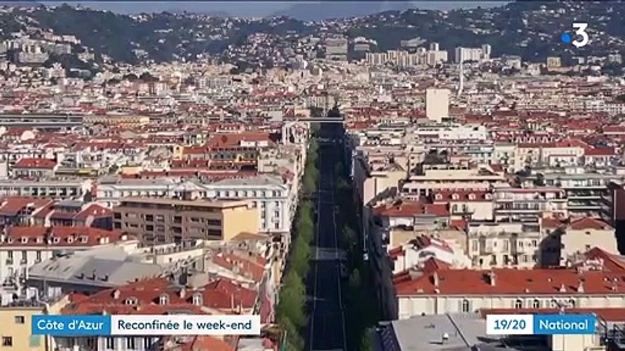 Covid-19 : reconfinement partiel à Nice et sur le littoral des Alpes-Maritimes