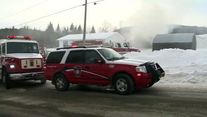 Incendie de garage Saint-Michel-de-Madawaska