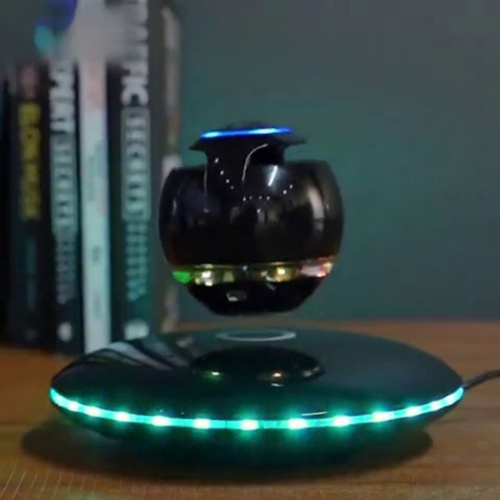 Infinity Orb Magnetic Levitating Speaker Bluetooth 4.0 | LED Flash | Wireless Floating Speakers with Microphone and Touch Buttons