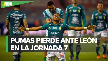 León vence a Pumas y termina con su invicto en Ciudad Universitaria