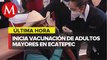 Inicia la vacunación anticovid para adultos mayores de Ecatepec
