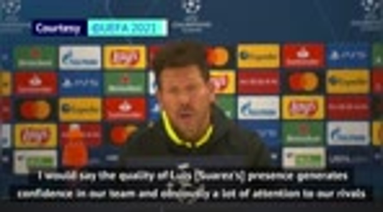 Simeone expects Suarez to use his goalscoring 'gift' against Chelsea