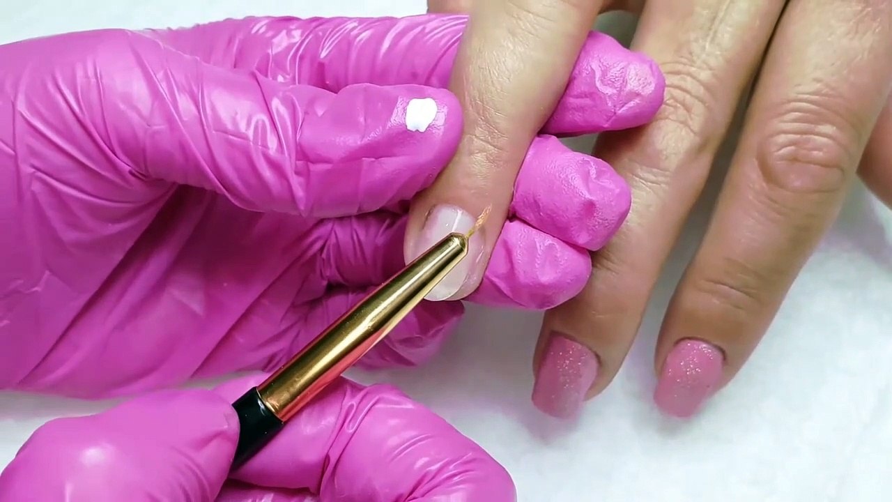 Marmorizada com Glitter - PASSO A PASSO