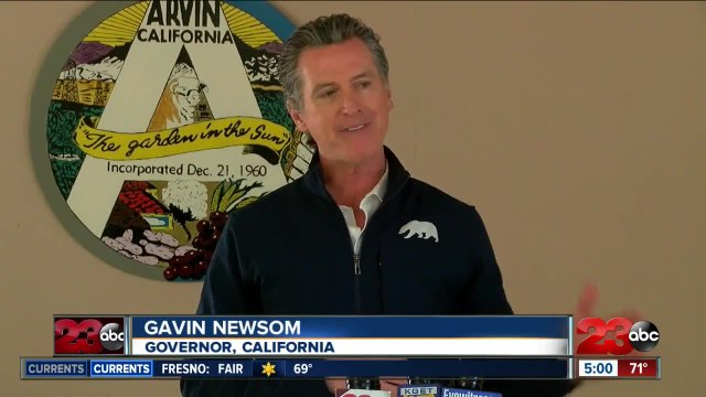 Gov. Newsom visits Kern County, says more vaccines are on the way