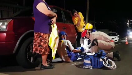 Condutor de Vectra foge após atropelar idoso na Rua Ipanema, no Periolo