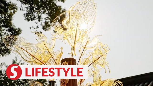 Sweet paintings! Chinese folk artist sketches with edible ink