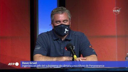 NASA difunde primer audio de Marte y el primer video de llegada de Perseverance