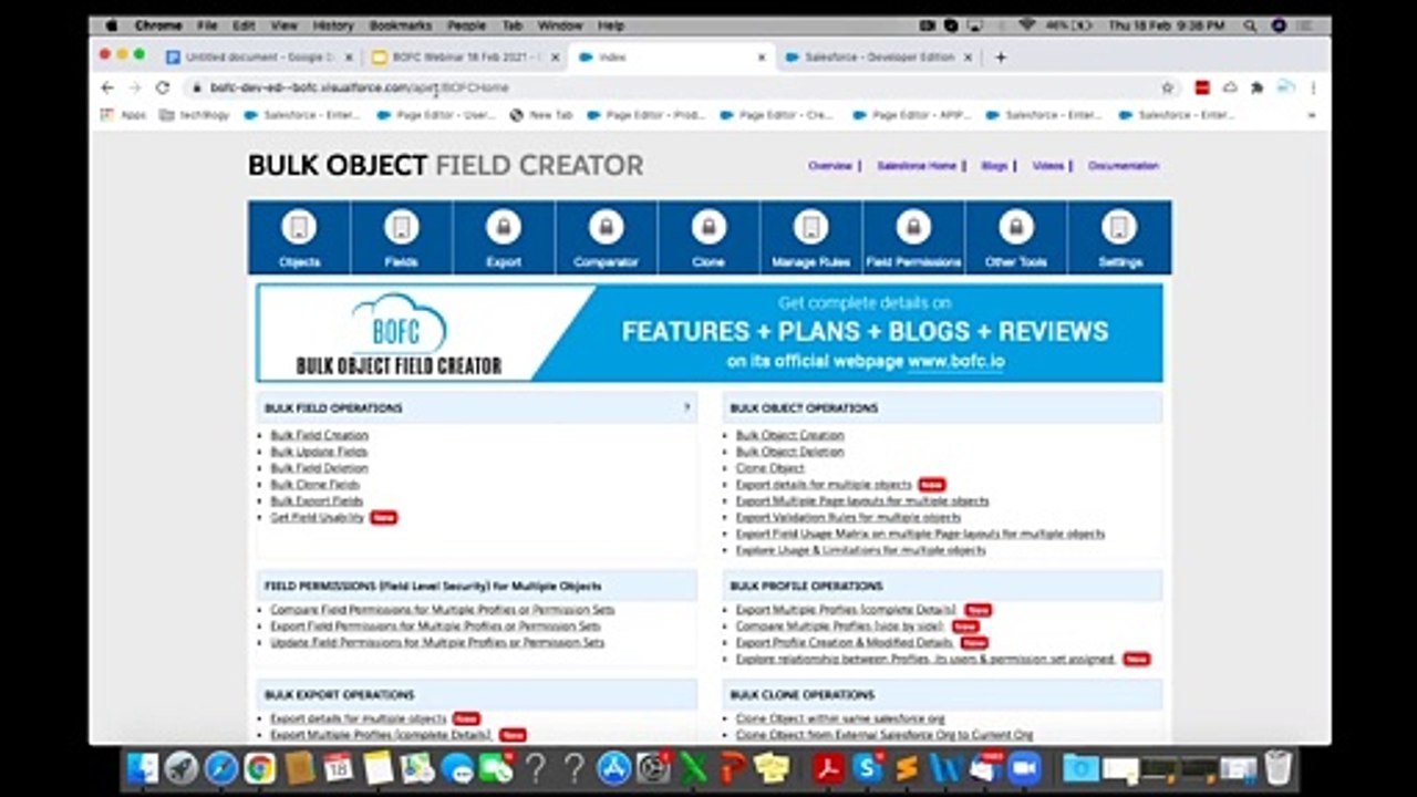 BOFC Webinar #5: Clone/Migrate Metadata from one org to another in Few Clicks