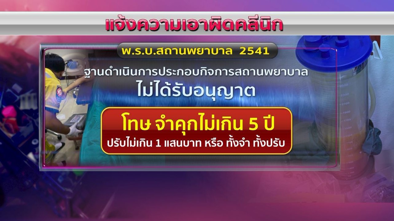 สบส.เตรียมแจ้งความคลินิกดูดไขมันทำหญิง 54 ปีเสียชีวิต
