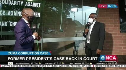 Jacob Zuma's case back in court
