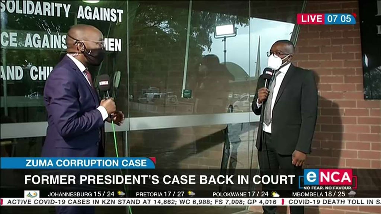 Jacob Zuma's case back in court