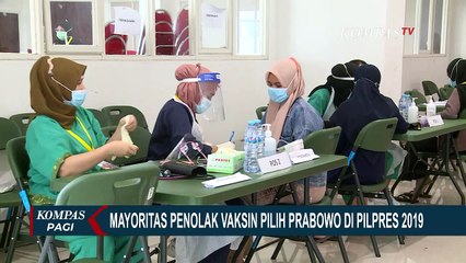 Mayoritas Penolak Vaksin Pilih Prabowo di Pilpres 2019