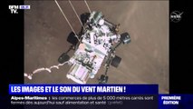 Les images historiques de l'arrivée du rover Perseverance sur Mars