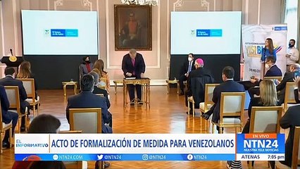 Presiente Duque firmó estatuto para venezolanos