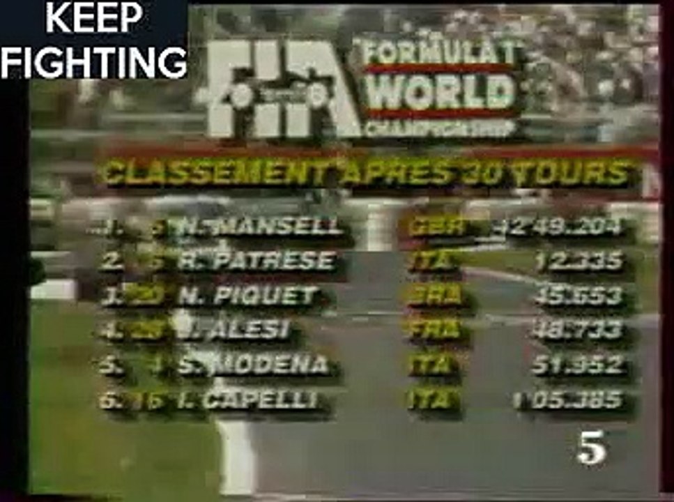 505 F1 5) GP du Canada 1991 p4