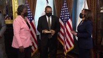 Vice President Harris Swears In Linda Thomas-Greenfield as U.S. Ambassador to the United Nations