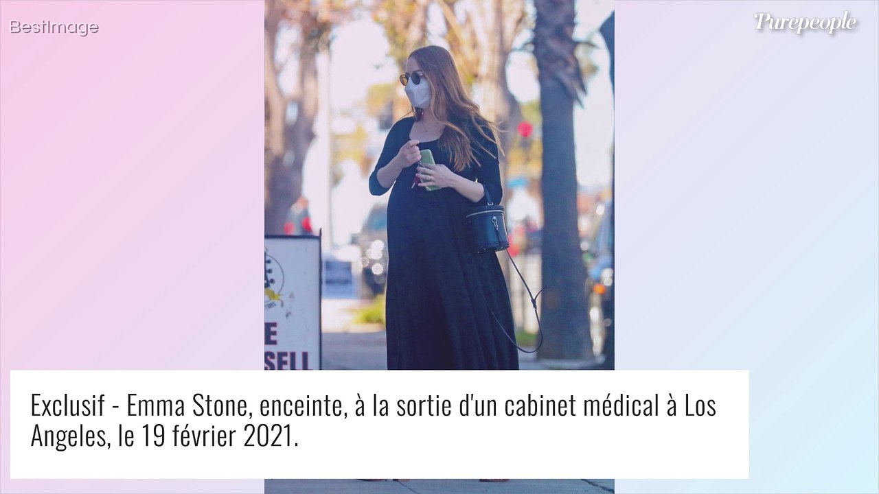Emma Stone enceinte : accouchement est imminent, un ventre très arrondi