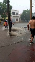 Diluvio en Catamarca: las motos, presas fáciles de la tormenta