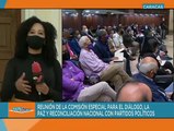 Comisión Especial para el Diálogo,  la Reconciliación y la Paz de la AN se reúne con partidos políticos