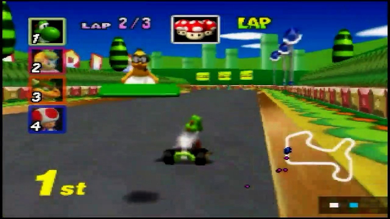Mario Kart 64 Amped Up - NEW Custom Tracks in Grand Prix Mode (Real N64 Capture)