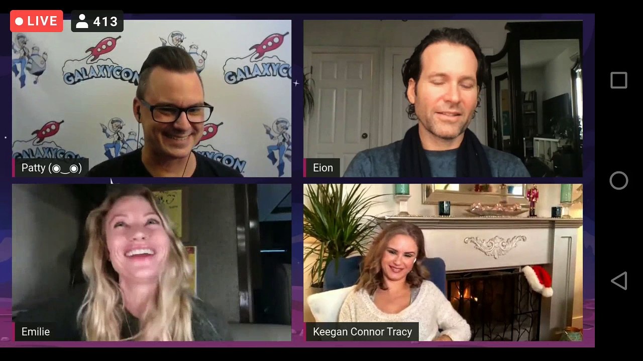 GalaxyCon Live Comicon cast of Once Upon a Time November edition; Jennifer Morrison, Emilie de Ravin, Keegan Connor Tracy, Eion Bailey 11-22-2020