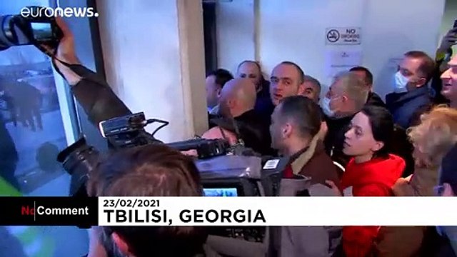 Arrestation sans ménagement de Nika Melia, figure de l'opposition en Géorgie