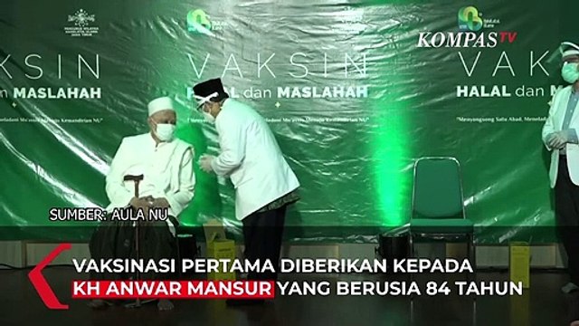 98 Tokoh PWNU Jawa Timur Divaksinasi Covid-19