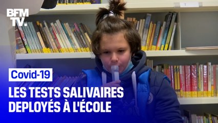 Covid-19: comment fonctionnent les tests salivaires à l’école?