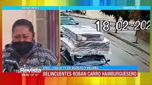 Sujetos roban un carrito hamburguesero y dejan sin su fuente de trabajo a una familia