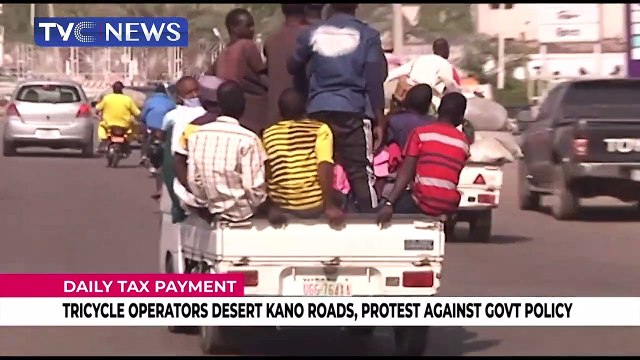 Tricycle operators desert Kano roads, protest against govt daily tax payment