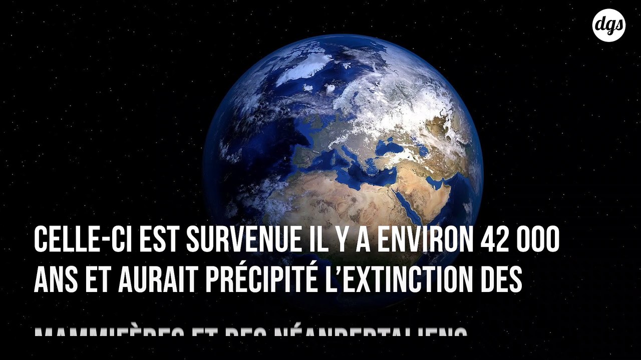 L'inversion du champ magnétique terrestre liée à plusieurs extinctions il y a 42 000 ans