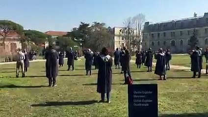 Boğaziçili akademisyenlerin Melih Bulu'ya karşı sırt dönme eylemi karşı nöbeti 37. gününde devam ediyor