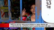 Delincuentes asaltaron a pasajeros de bus alimentador del Metropolitano | Primera Edición