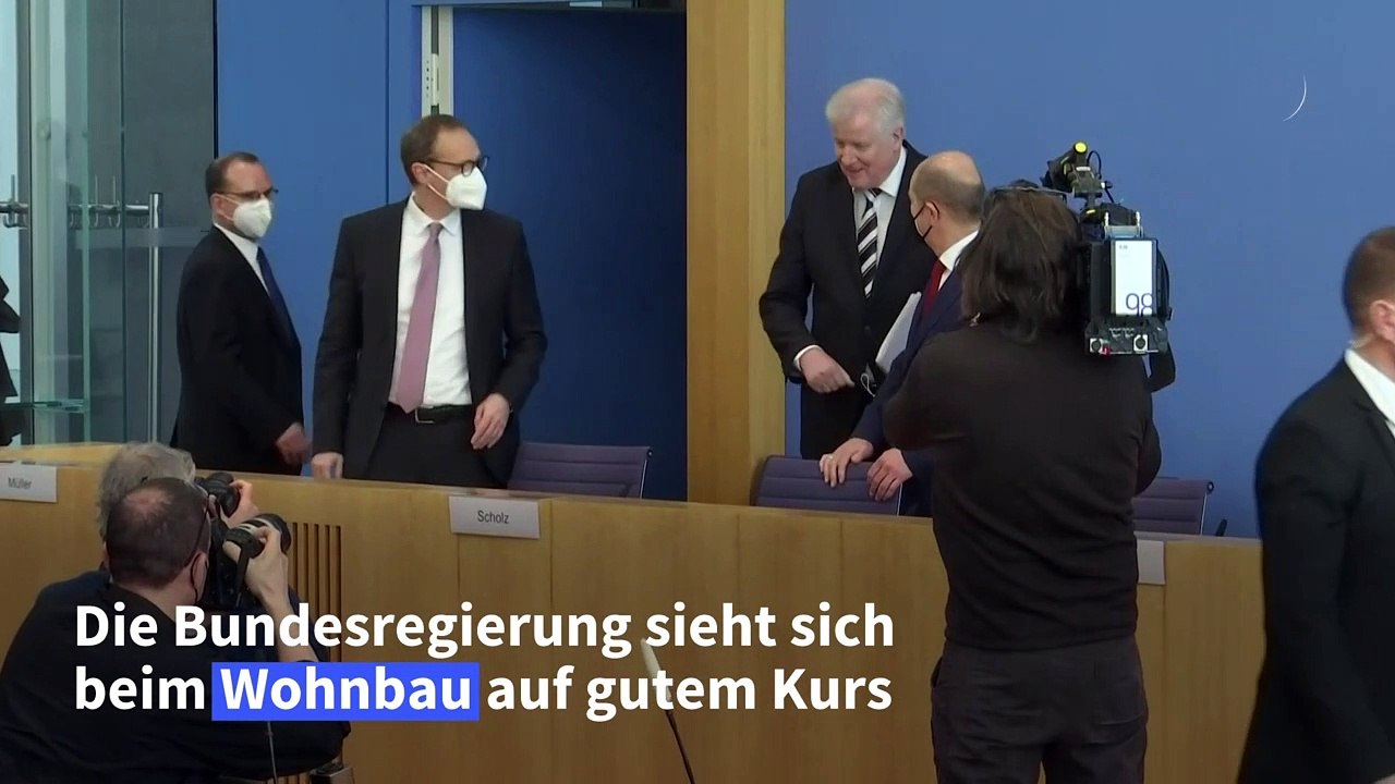 Seehofer: Bau ist Konjunkturmotor in der Pandemie