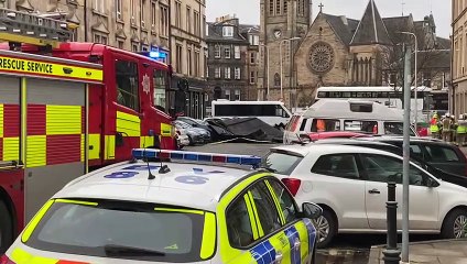 Roof blown off building -Iona Street