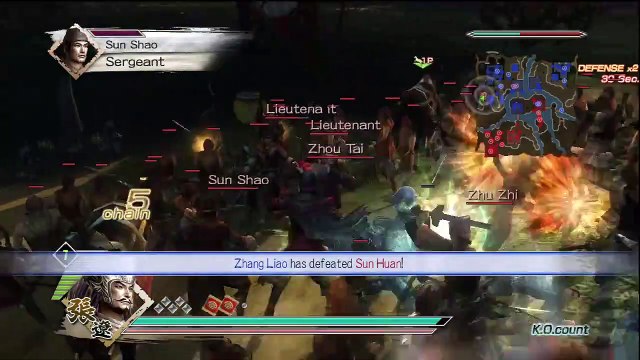 Dynasty Warriors 6 Zhang Liao Ep. 4 Chapter 4 - Battle Of He Fei (Eng. Ver)