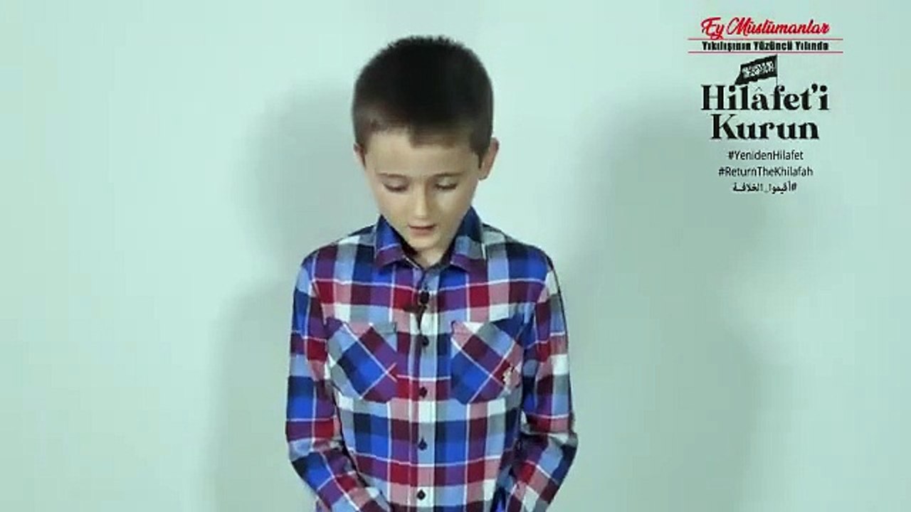 Hizb-ut Tahrir'den hilafetin 100. yılı videosu; çocuklara hilafet çağrısı yaptırıldı