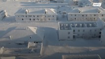 Russia: Drone footage shows deserted settlements in the Vorkuta urban district beyond the polar circle