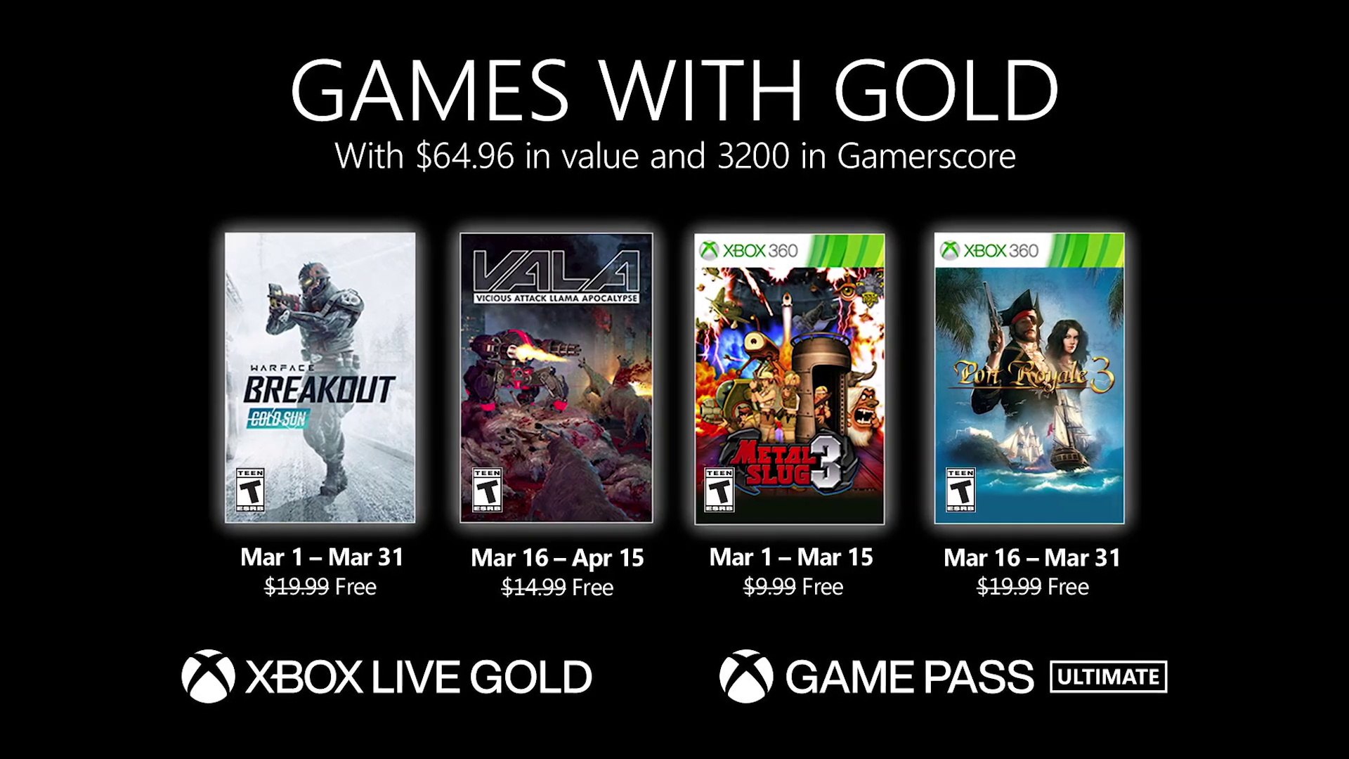 Games with gold uk sales